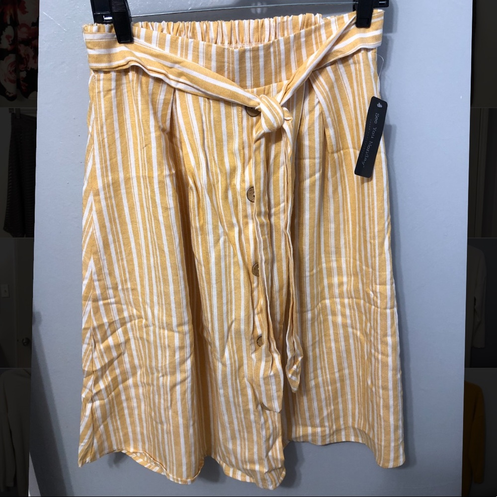 See You Monday brand midi skirt